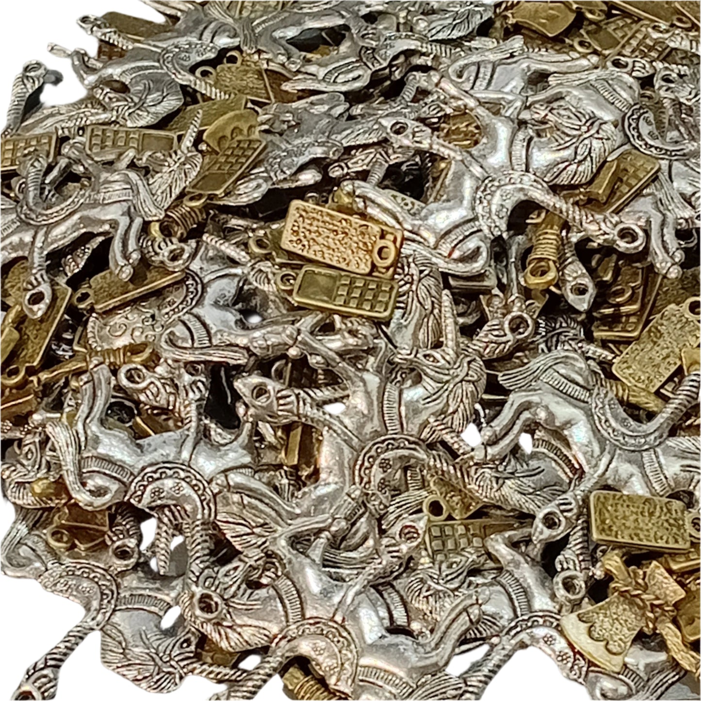 **FAULTY** Large Bag Of Mixed Silver & Bronze Charms