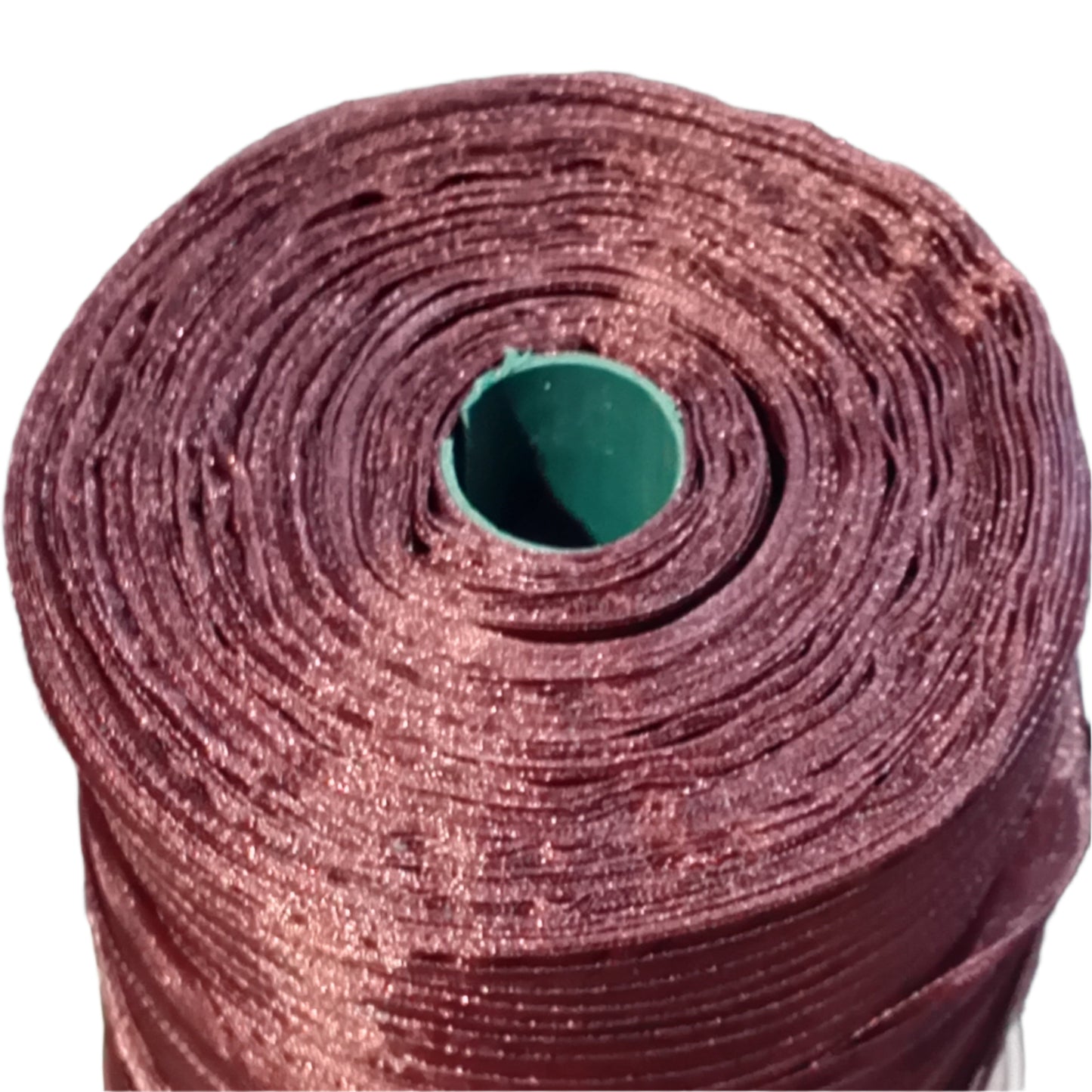 CLEARANCE Roll Of 6mm Deep Purple Organza Ribbon Approx. 50m
