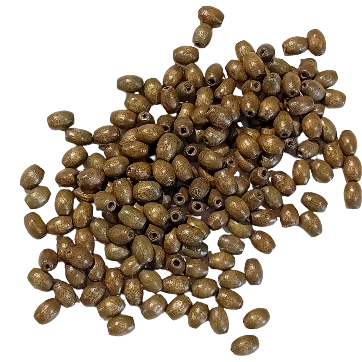 SALE! Huge Bag Of Small Dark Wooden Beads