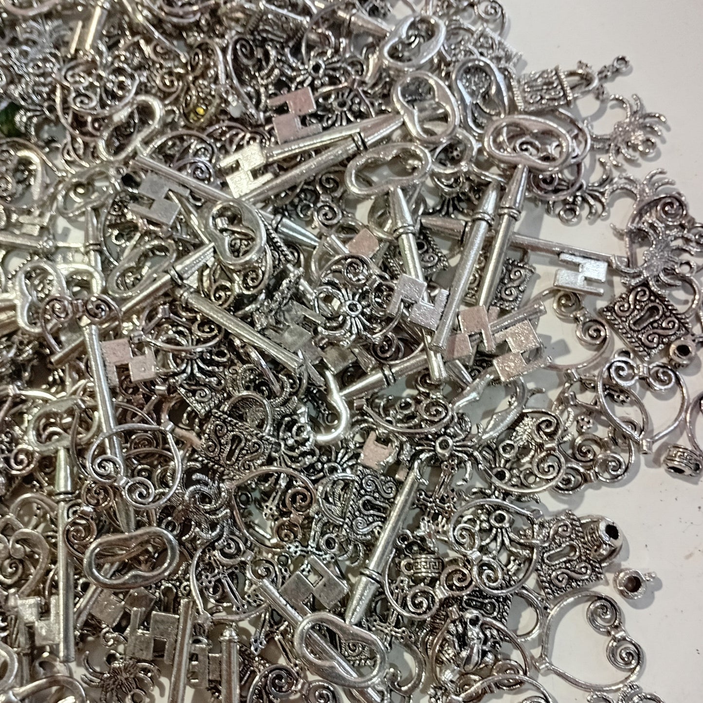 SALE! Huge Bag Of Silver Charms