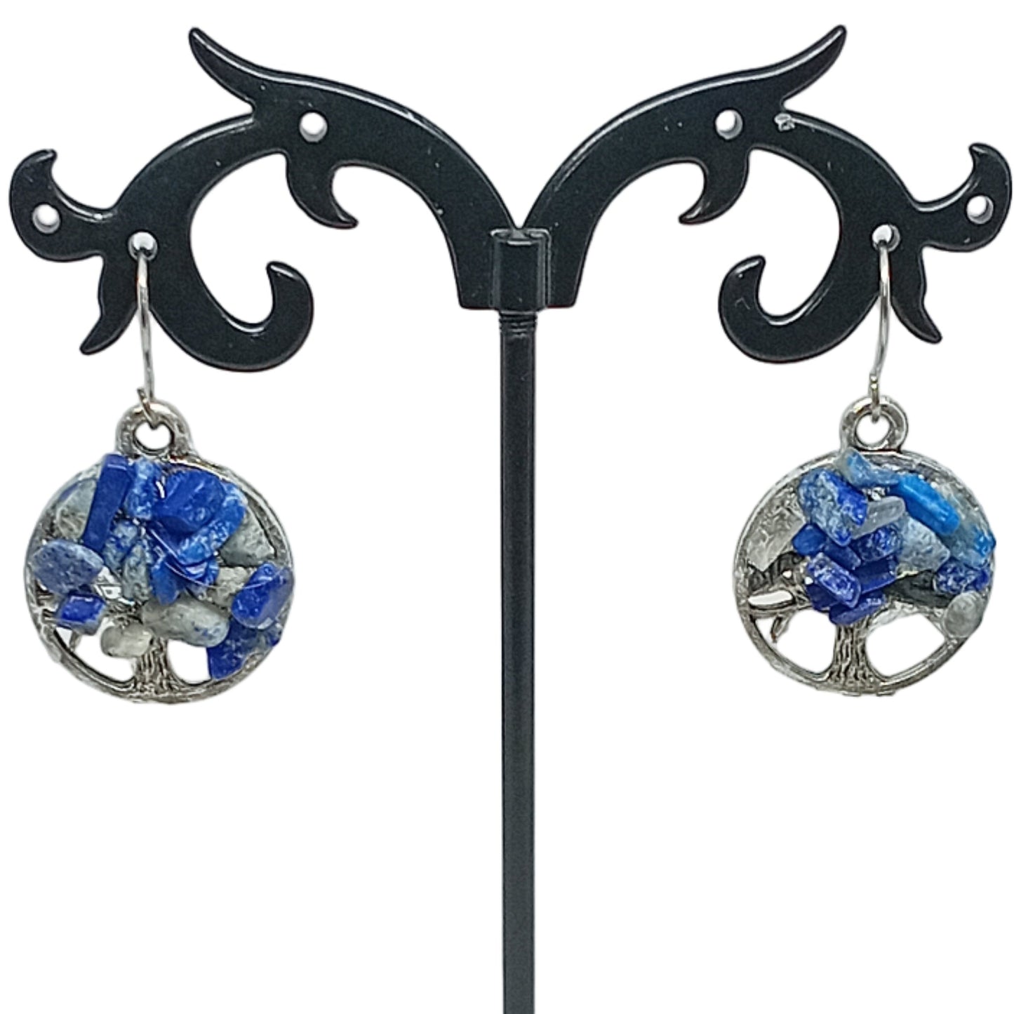 Lapis Lazuli Tree Of Life Earrings
