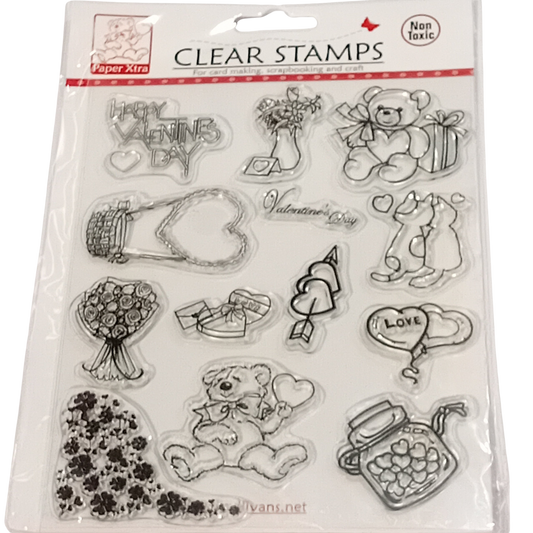 Valentine's Day Silicone Clear Stamps