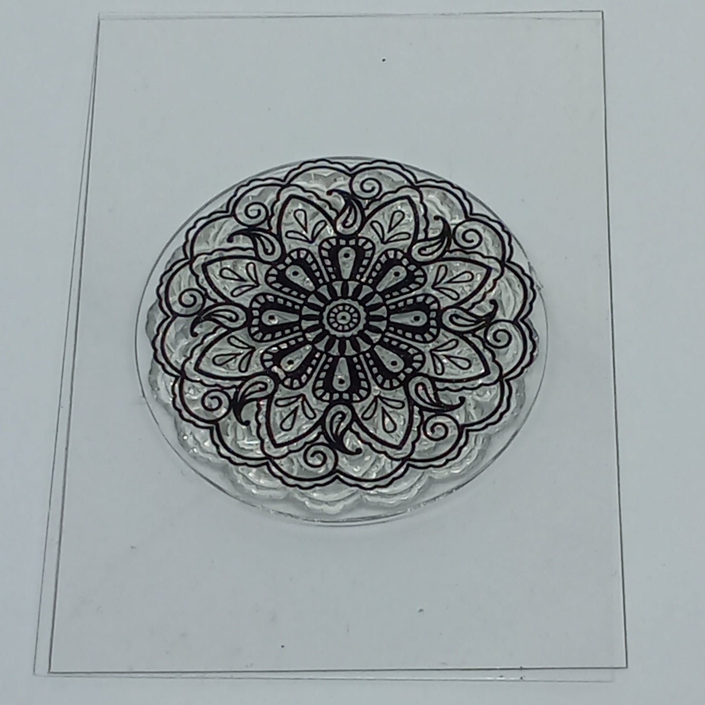 Mandala Silicone Clear Stamp