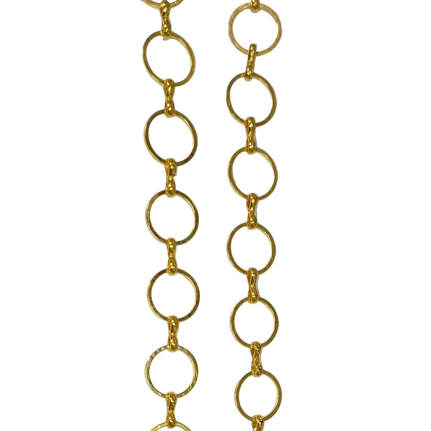 1m 13mm Gold Round Link Chain