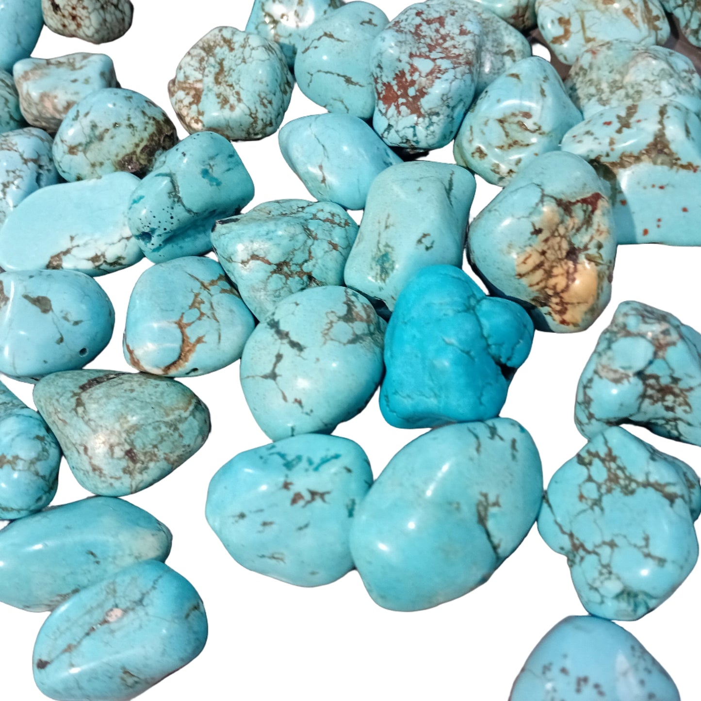1pc Large Blue Howlite Chunky Nugget Bead