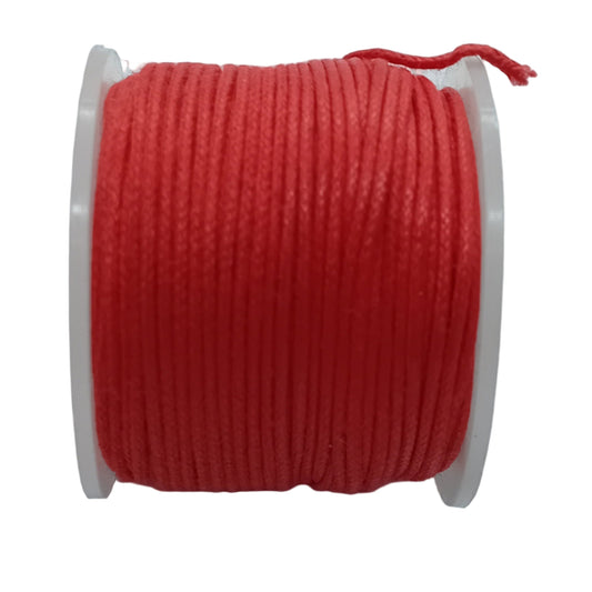 25M 0.5mm Red Cotton Cord