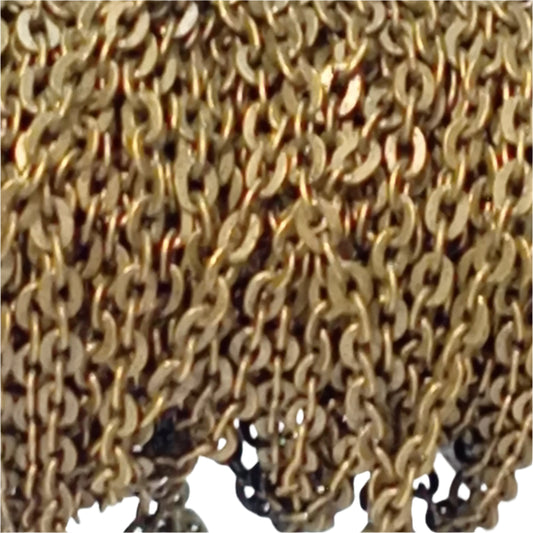 1m Dark Bronze Link Chain 3x2mm