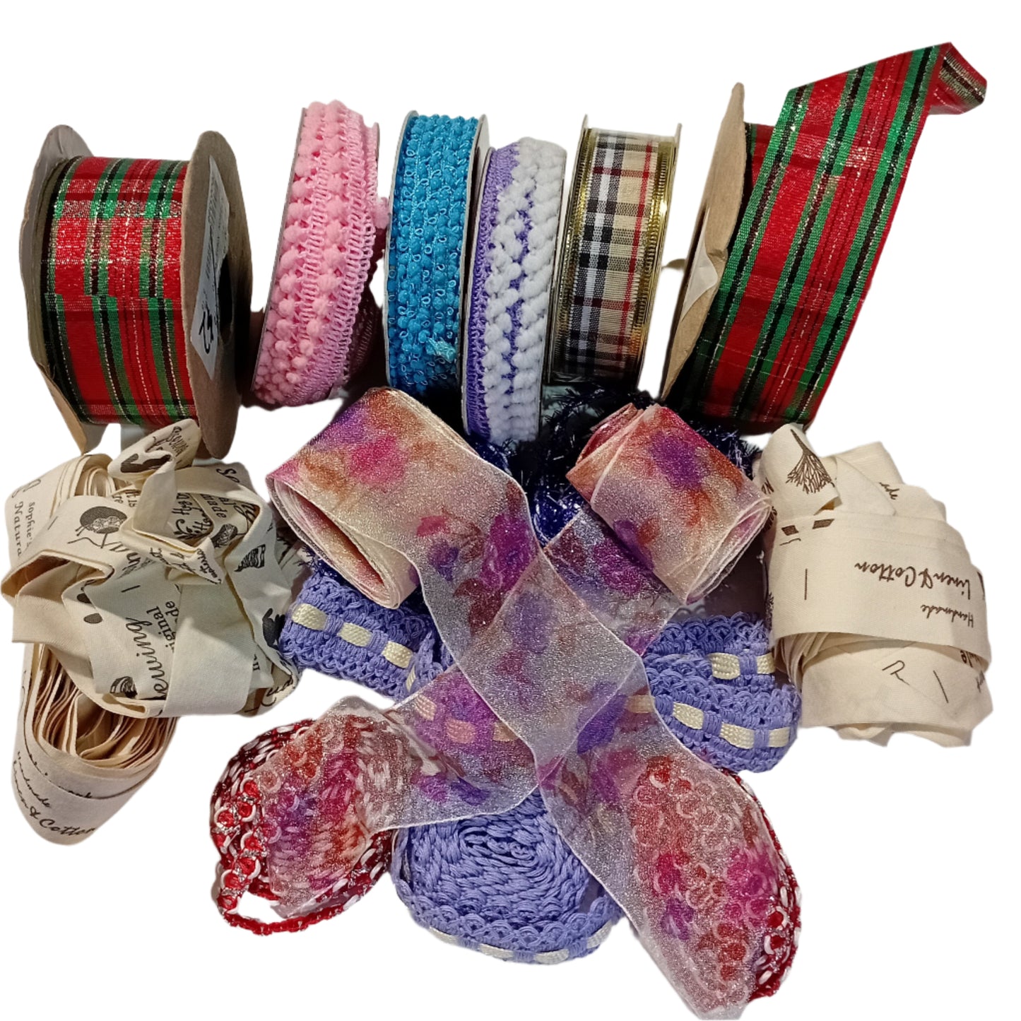 SALE!! Mixed Ribbons & Cotton Trims Pack