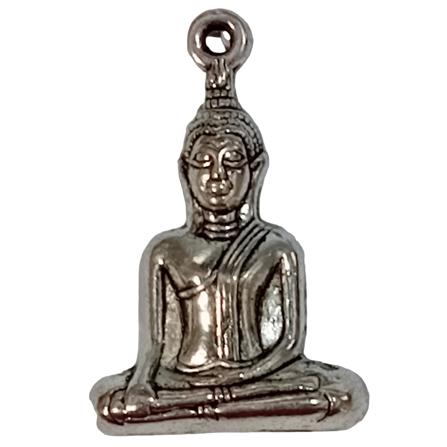 Silver Buddha Pendant