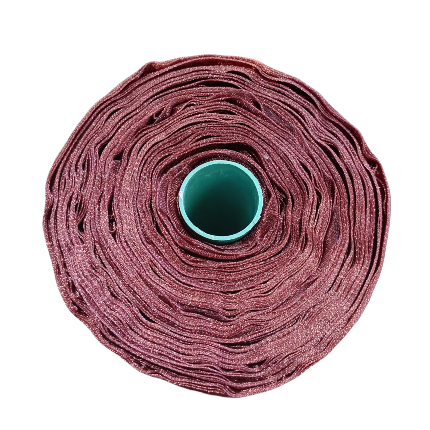 CLEARANCE Roll Of 6mm Dark Red Organza Ribbon Approx. 50m