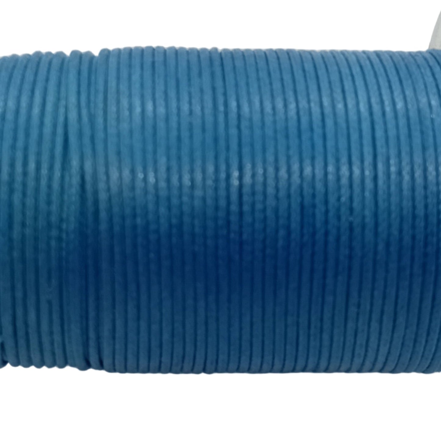 25M 0.5mm Blue Waxed Cotton Cord