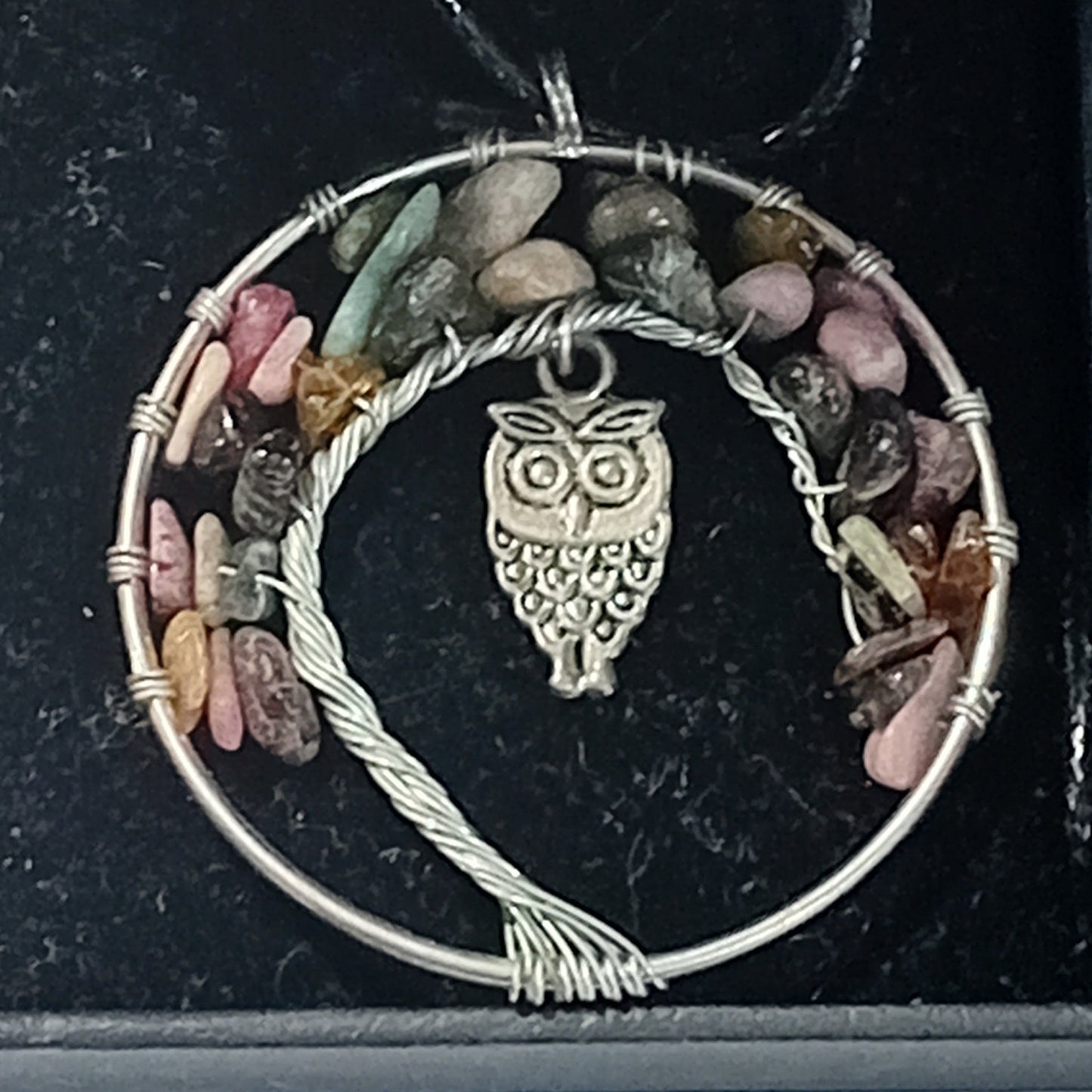 Gemstone Tree Necklace