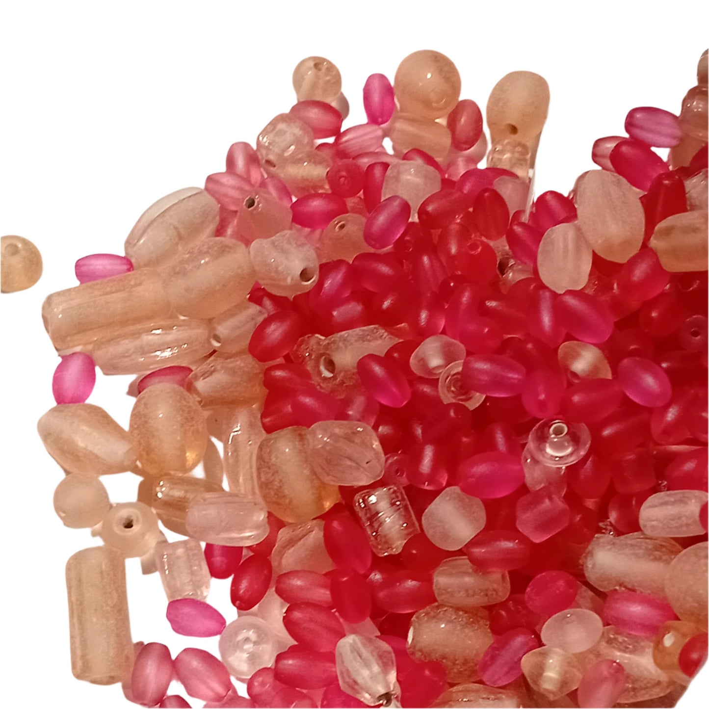 CLEARANCE Flower Glass Beads 'Bougainvillea'