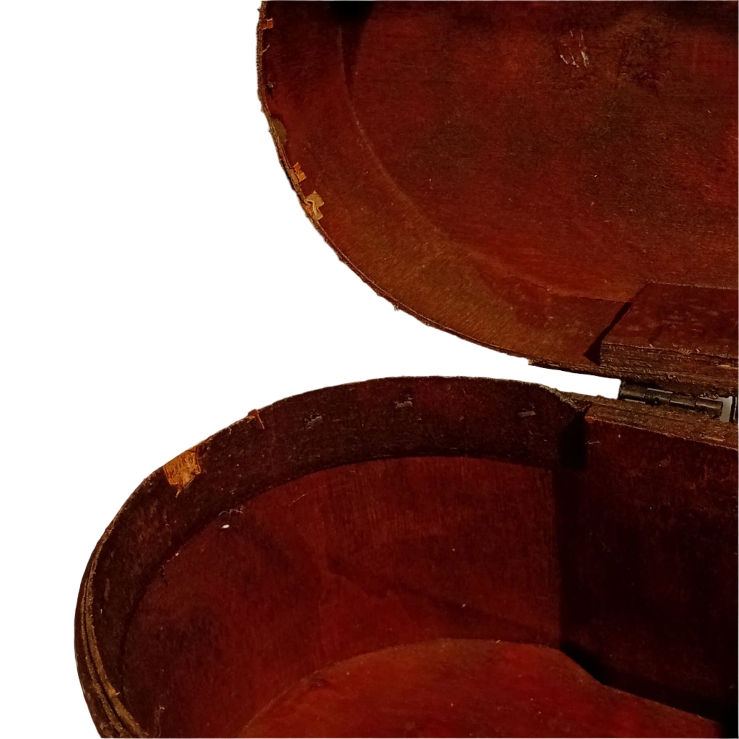 **FAULTY** Oval Floral Wooden Box
