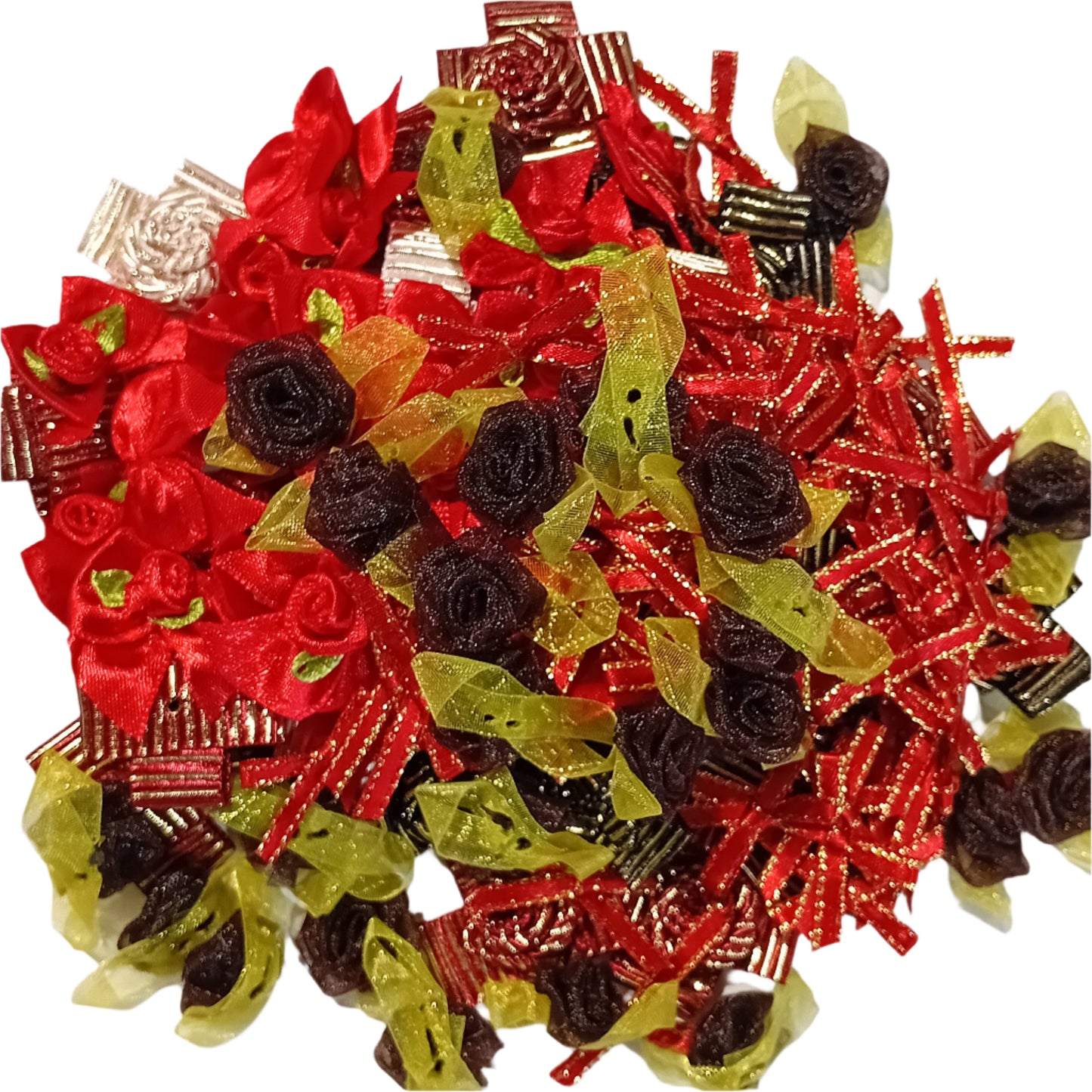 400pc+!! Decorative Flower Embellishments
