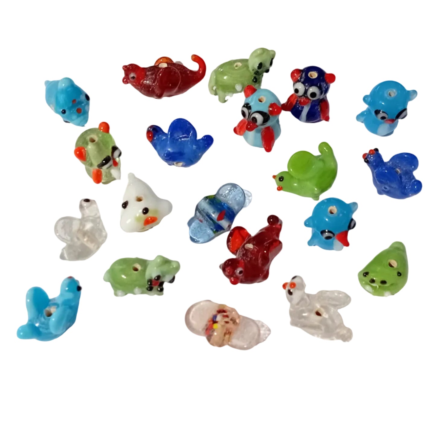 20pc Assorted Funny Animal/Shape Beads