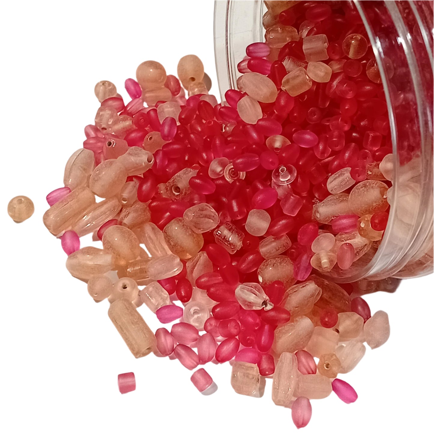 CLEARANCE Flower Glass Beads 'Bougainvillea'