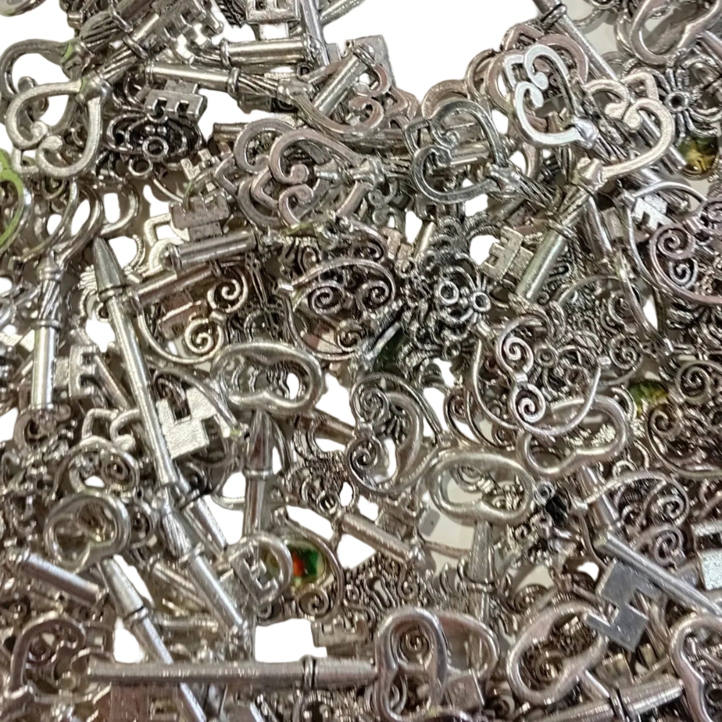 SALE! Huge Bag Of Silver Charms