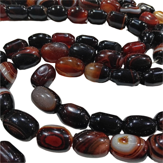 Brown Agate Gemstone Beads