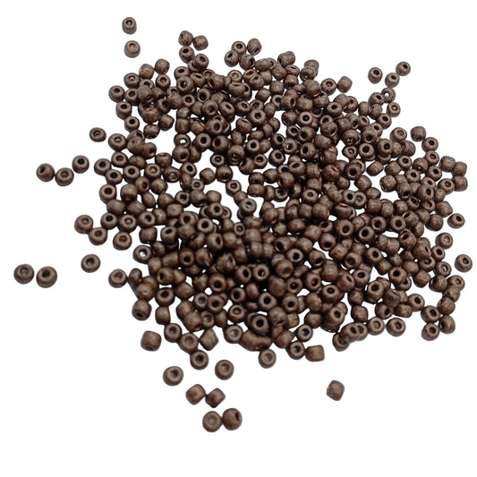 15g 8/0 3mm Dark Brown Seed Beads