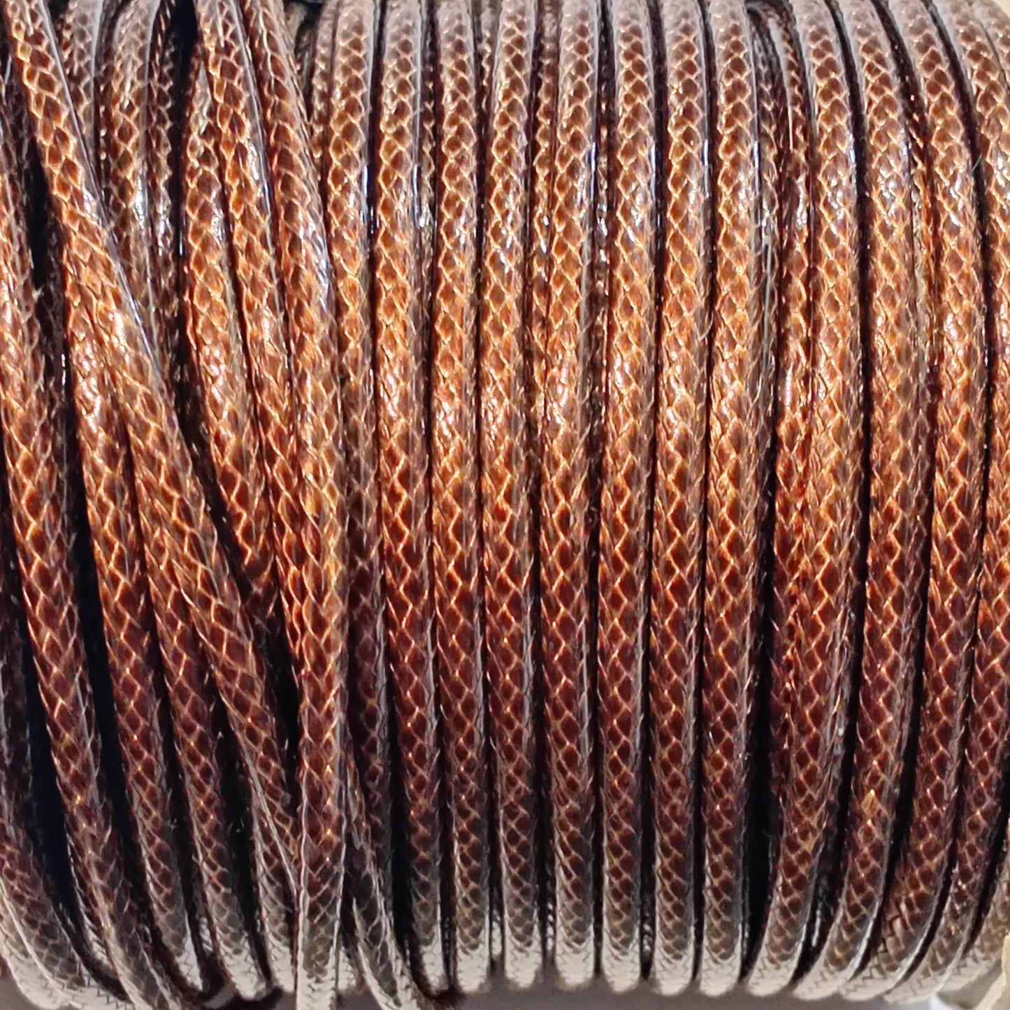 10M 4mm Brown Braided Cord