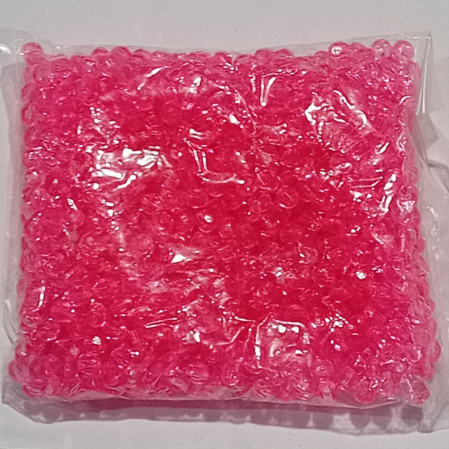 BULK SALE! 1000 Pink Acrylic Faceted Beads
