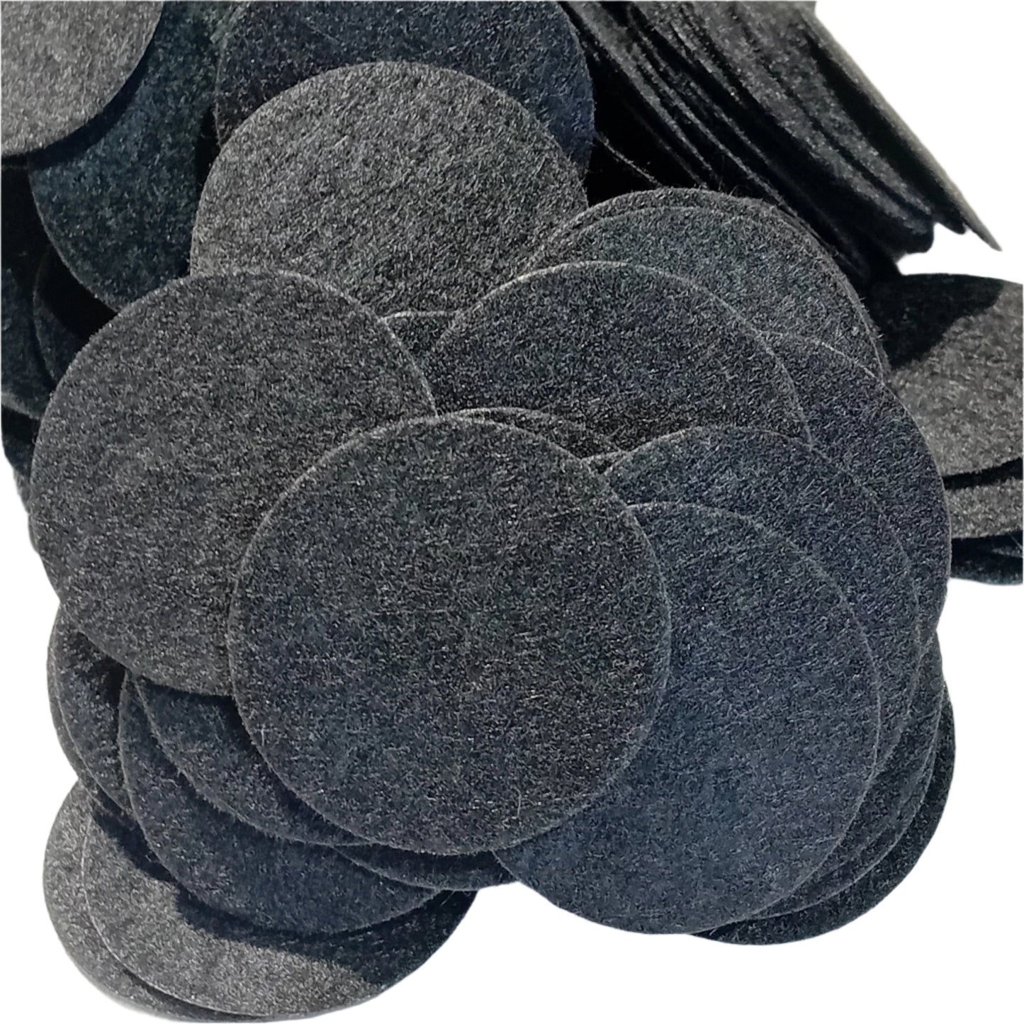 CLEARANCE! 200pc Black Felt Circles