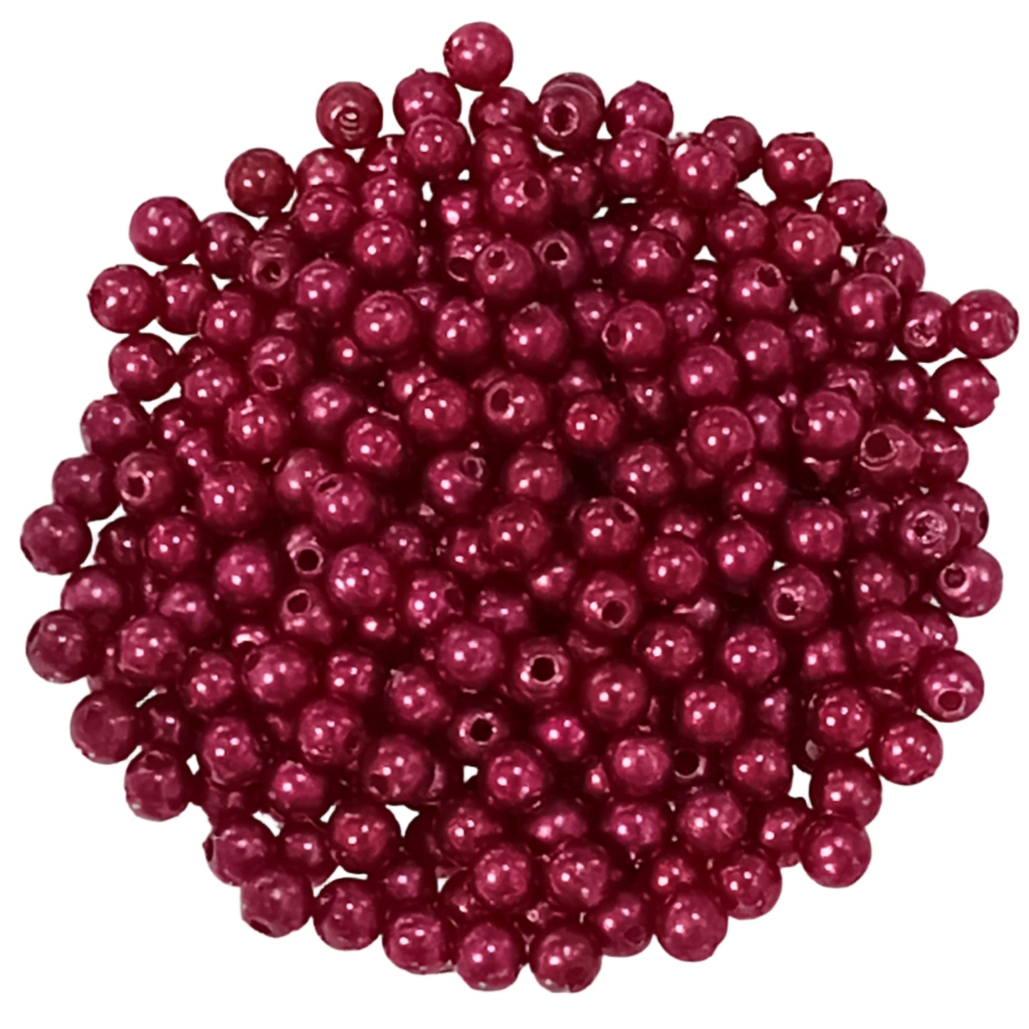 10g 3mm Purple Acrylic Spacer Beads