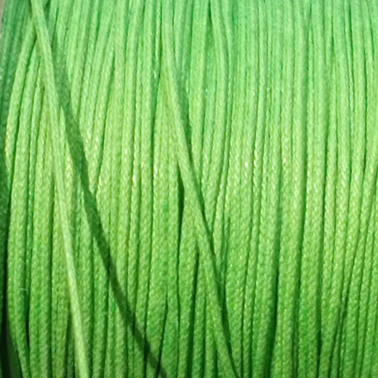 10M 0.5mm Green Cotton Cord