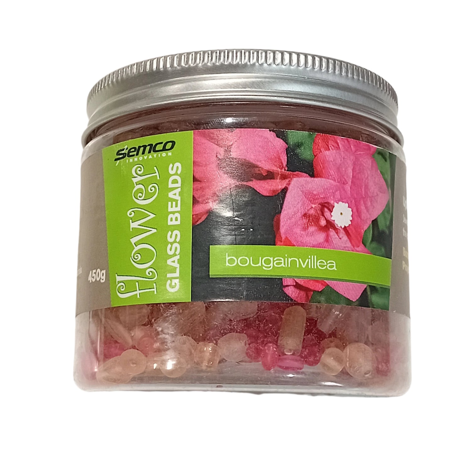 CLEARANCE Flower Glass Beads 'Bougainvillea'