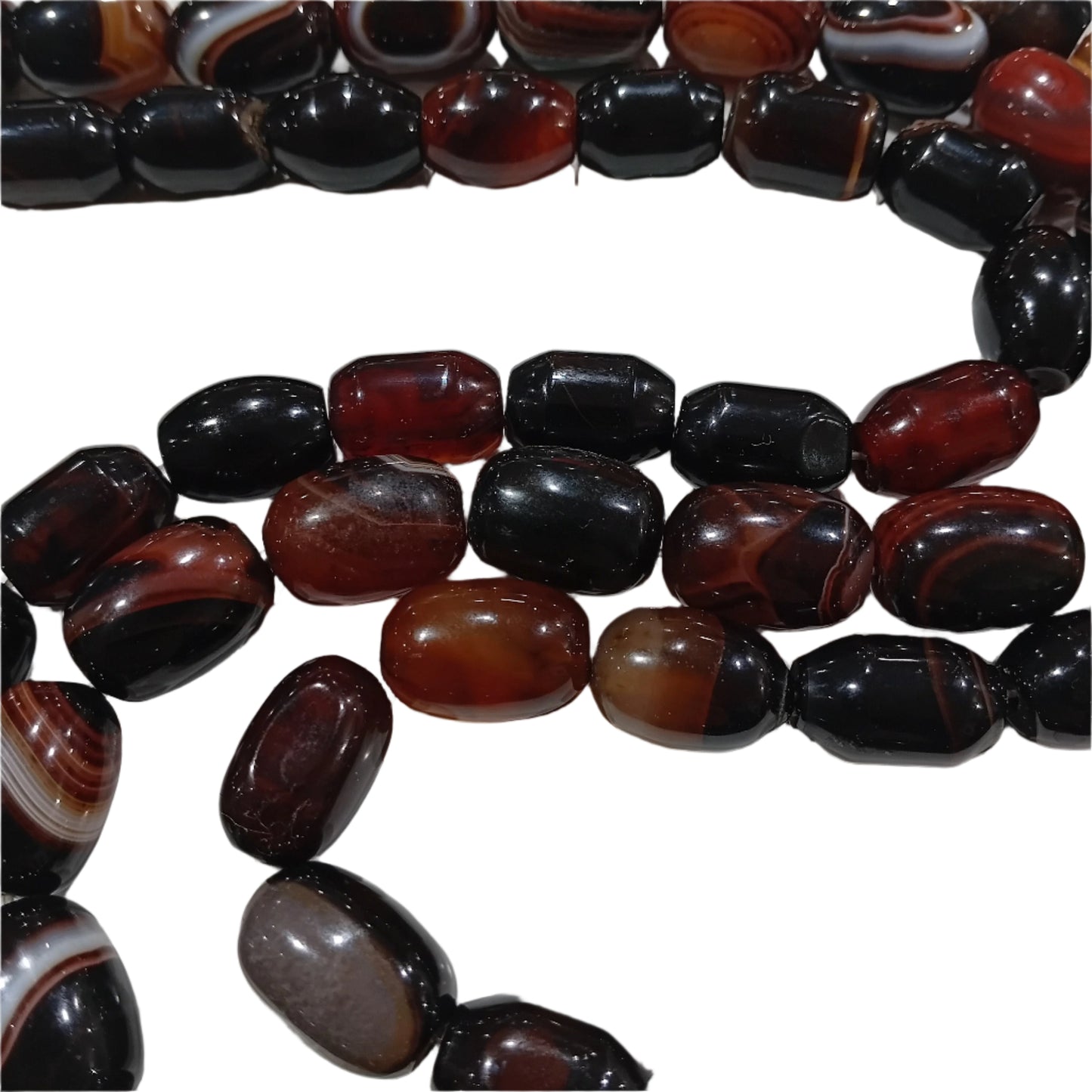 Brown Agate Gemstone Beads