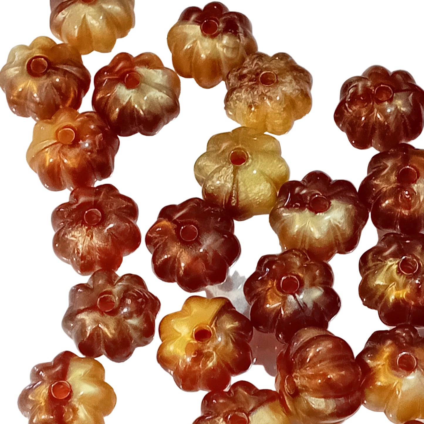 30pc 10mm Flower Beads