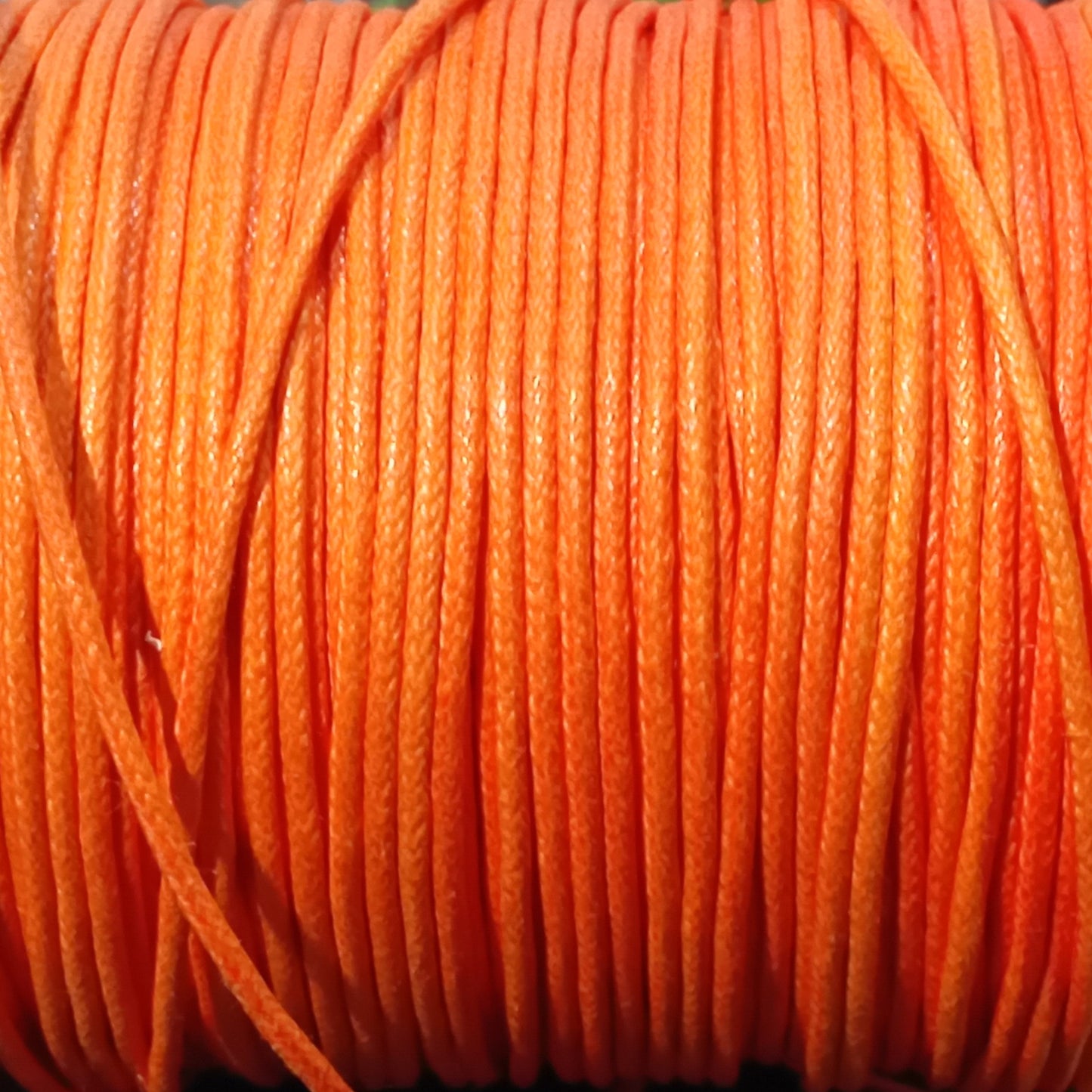 10M 1mm Orange Cotton Cord