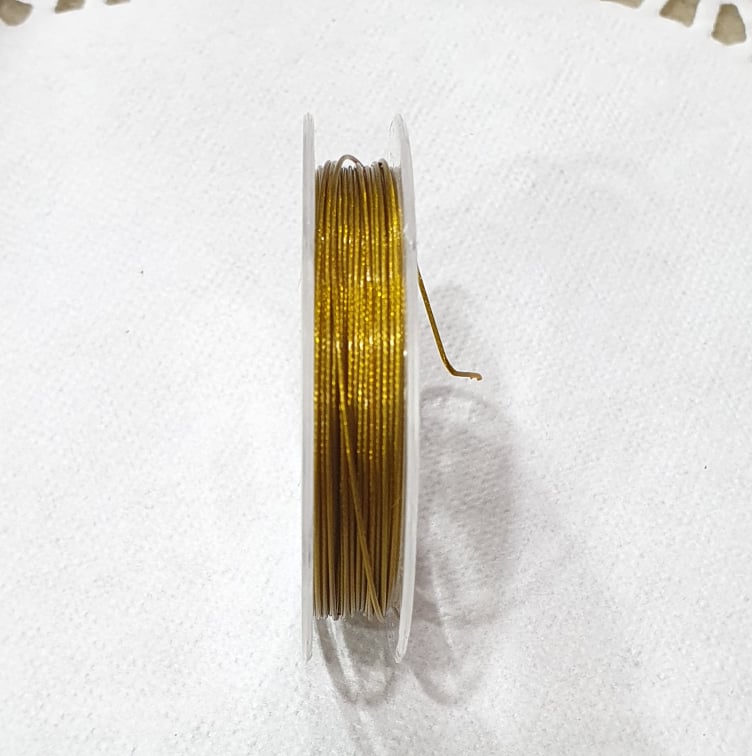 10m Spool Gold Tigertail