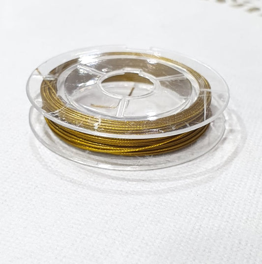 10m Spool Gold Tigertail