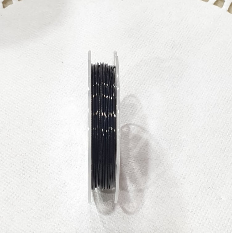 10m Spool Black Tigertail
