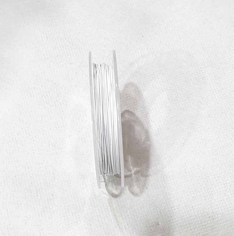 10m Spool White Tigertail