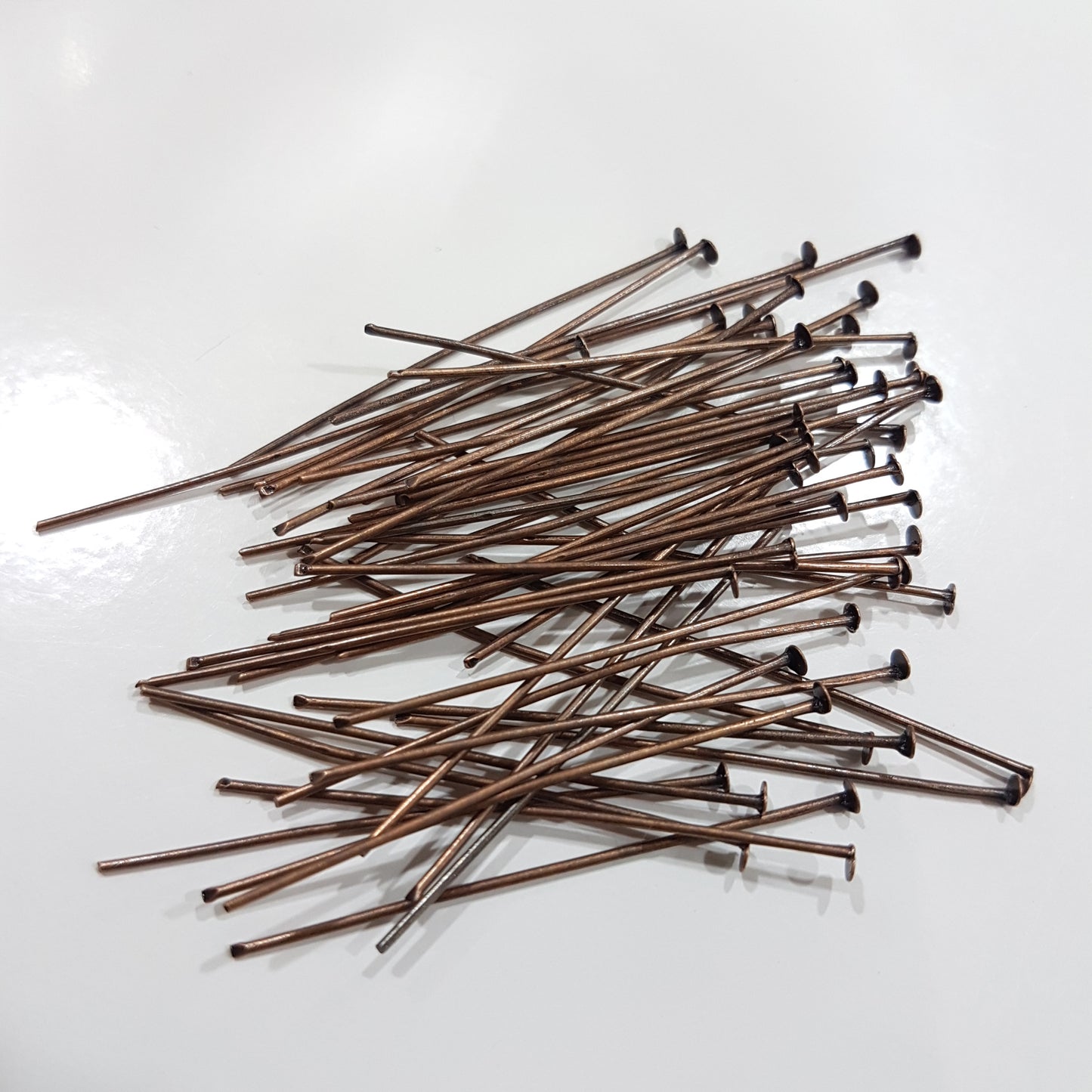 50pc Copper Head Pins 4.5cm