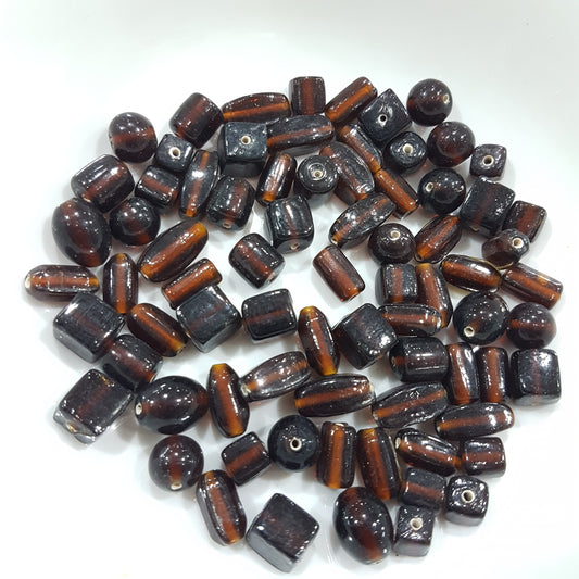 100g Plain Brown Lampwork Mix