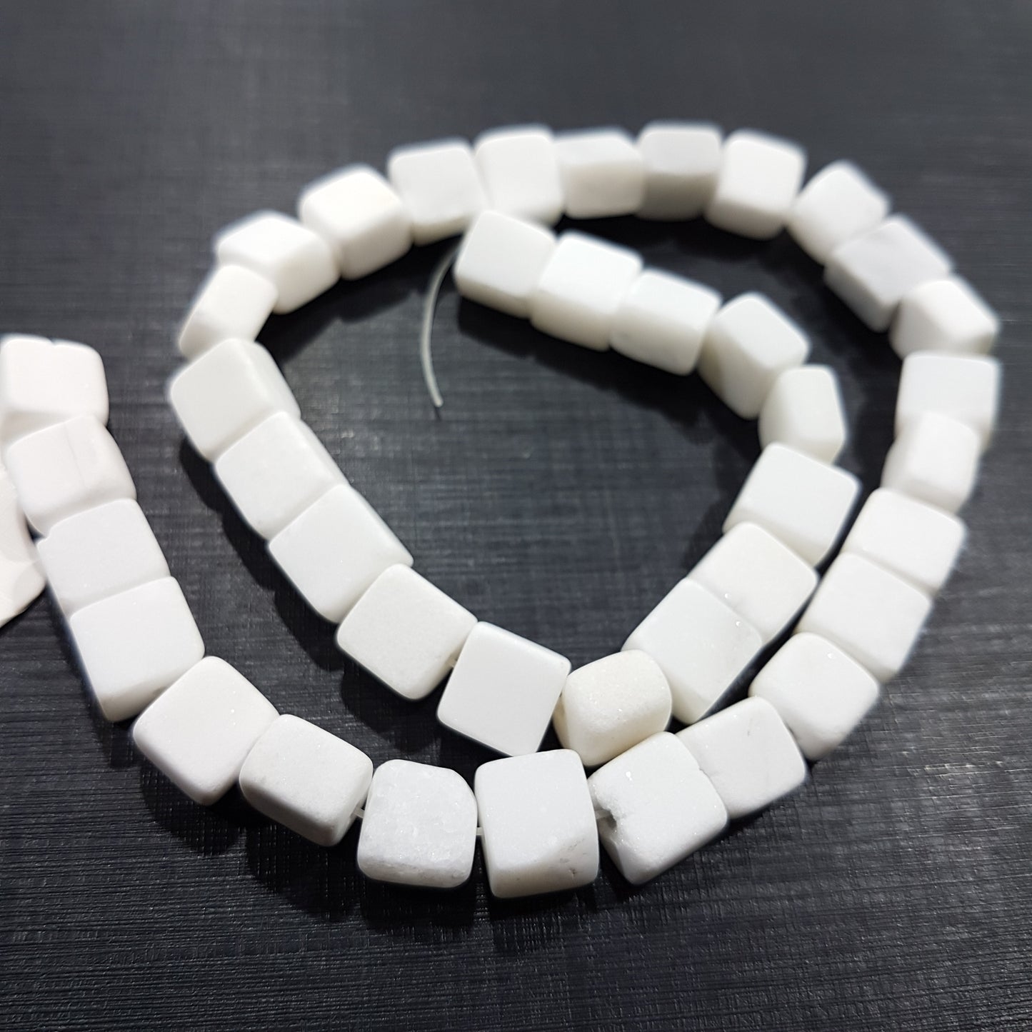 White Calcite Gemstone Beads
