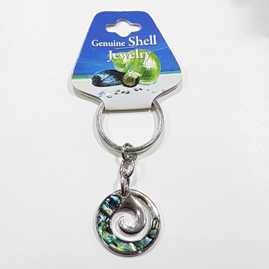 NZ Paua Shell Keychain