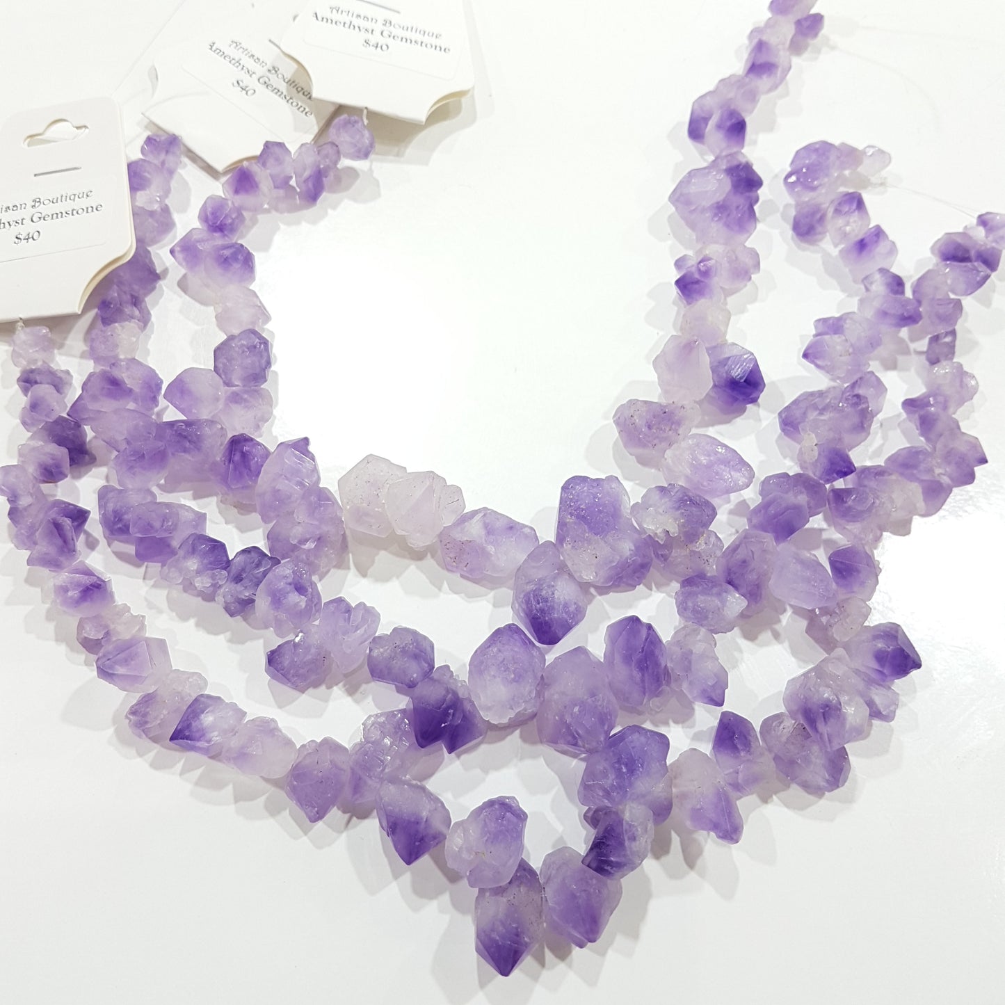 Full Strand Natural Amethyst Gemstone Strand