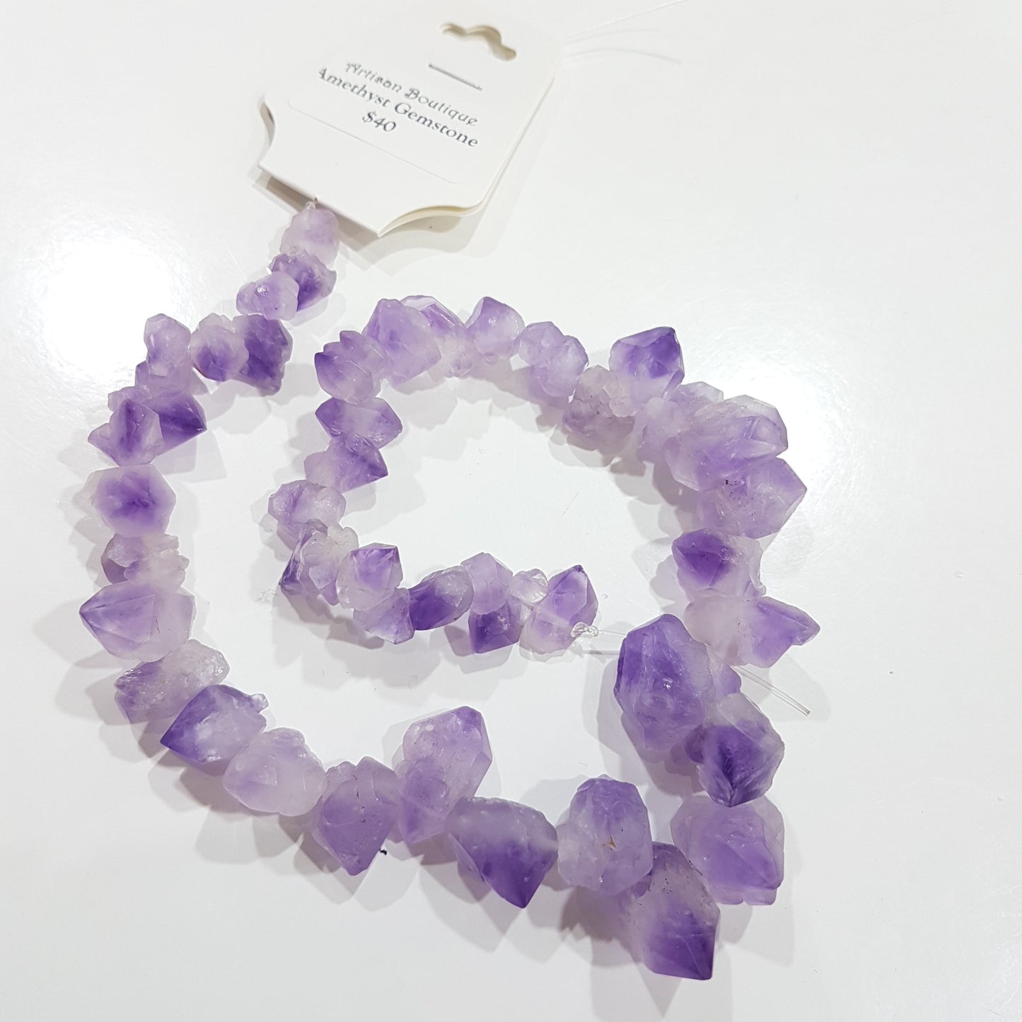 Full Strand Natural Amethyst Gemstone Strand