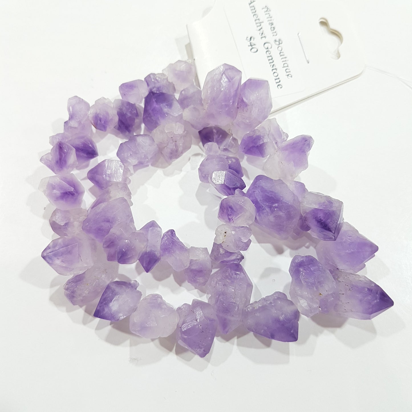 Full Strand Natural Amethyst Gemstone Strand