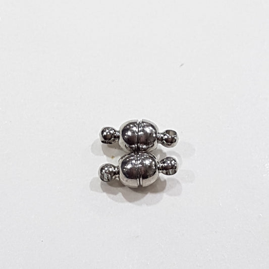 2 Sets Dark Silver Magnetic Clasps