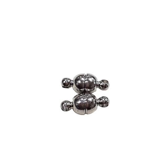 2 Sets Dark Silver Magnetic Clasps