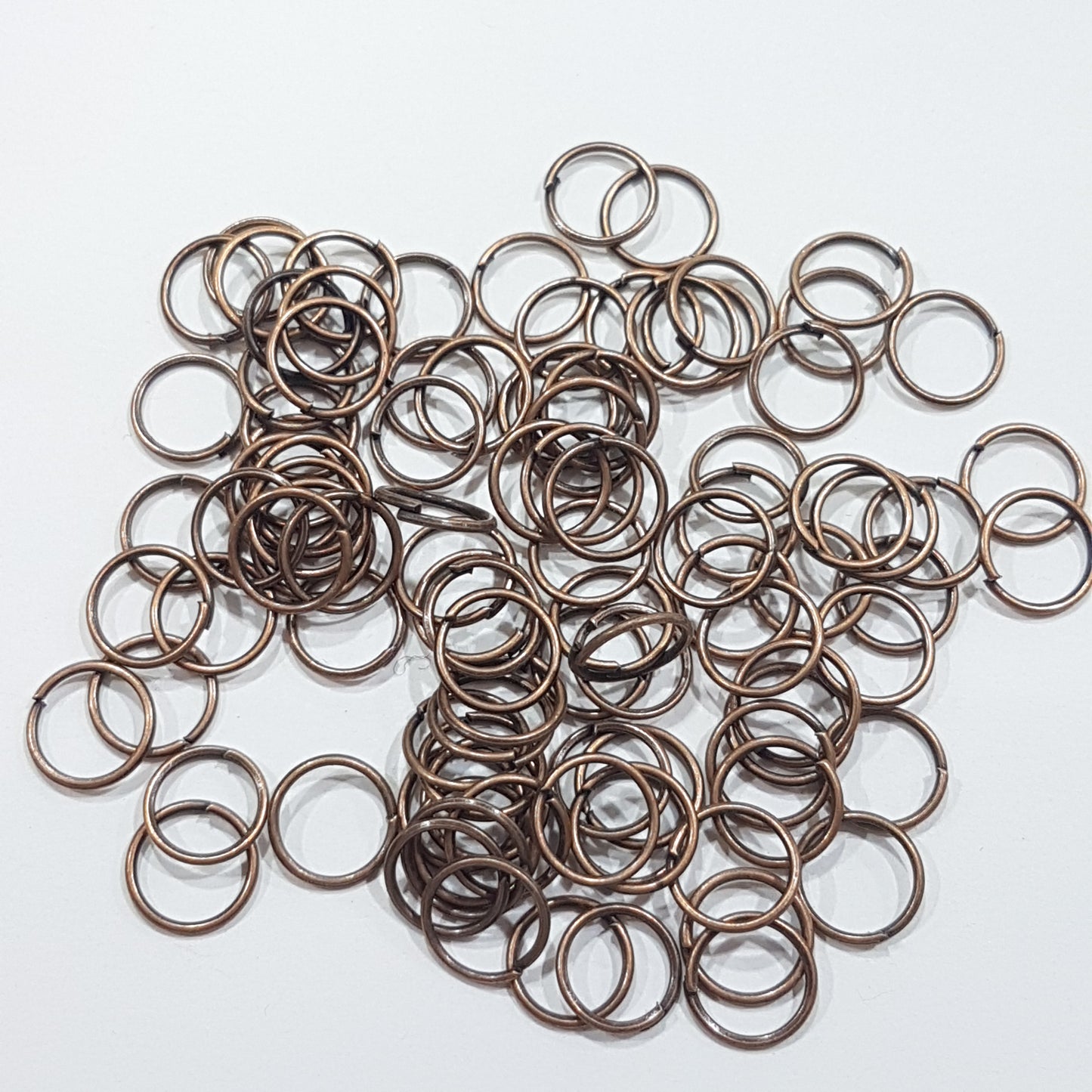 100pc 8mm Copper Jump Rings