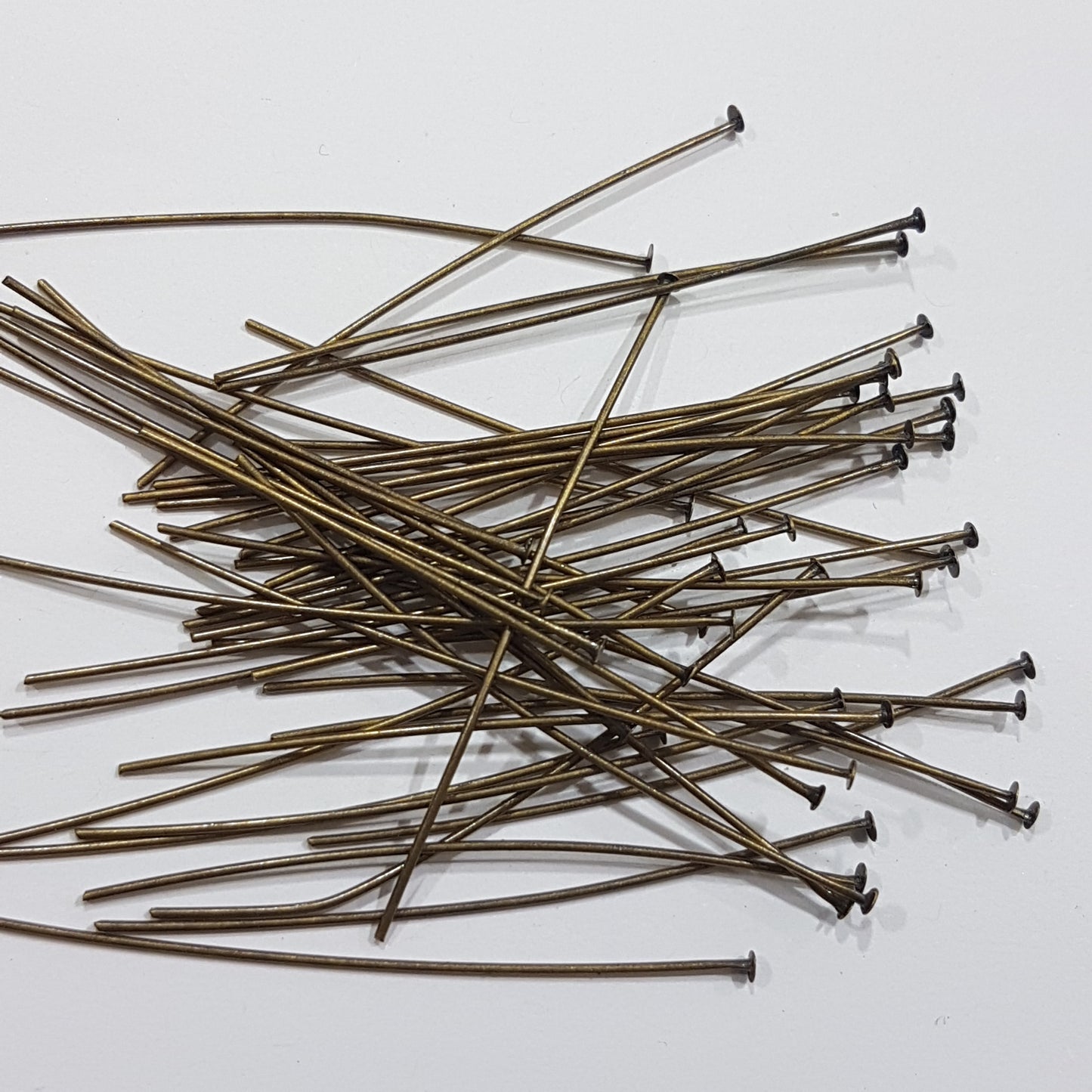 50pc Bronze Head Pins