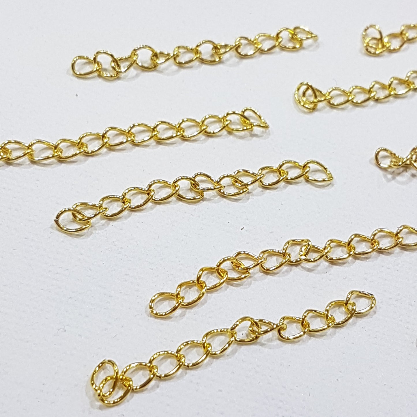 10pc Gold Extension Chain