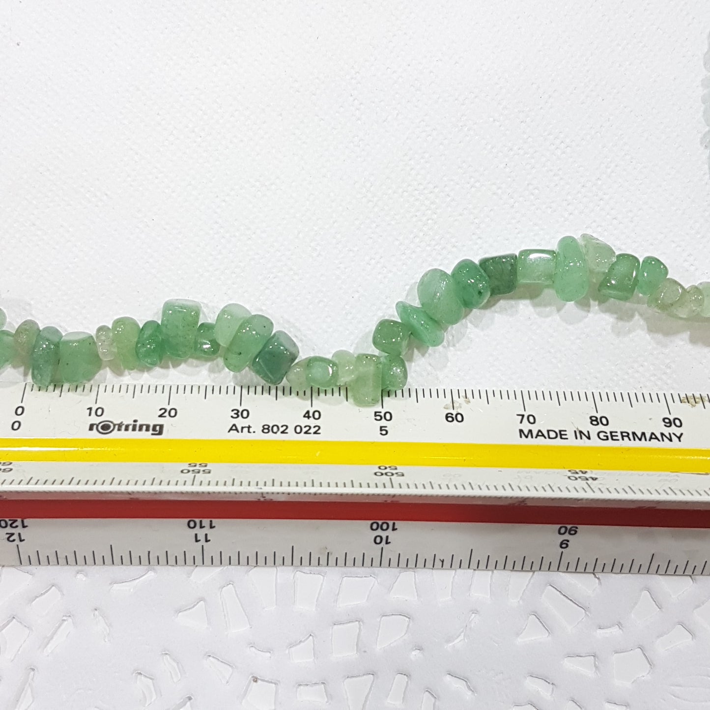 Green Aventurine Chip Bead Strand